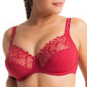 Soutien-gorge corbeille brodé Julia Rouge A Lèvres