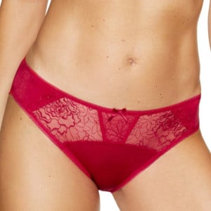 Culotte rouge taille basse Pamela Red 