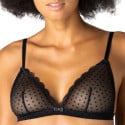 Soutien-gorge triangle à pois Light Flock Noir